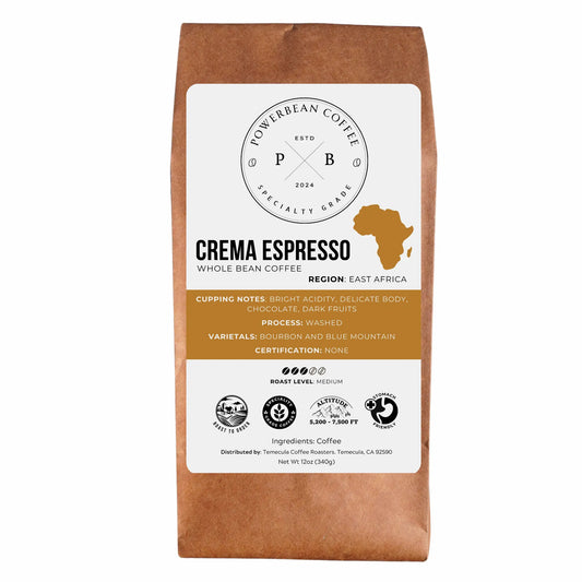 Crema Espresso Coffee - Medium Dark Roast